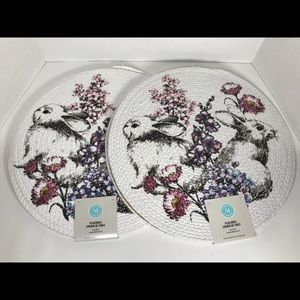 Martha Stewart 15" Easter Bunny Cotton Placemat